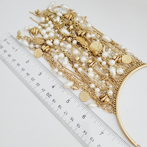 Chico's collar tassel bib necklace - Picture 2 of 7